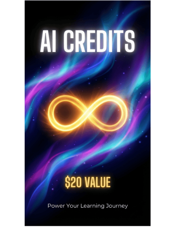 Credits 20 dollars value