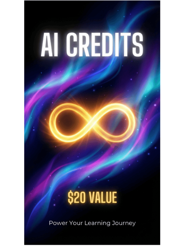 Credits 20 dollars value