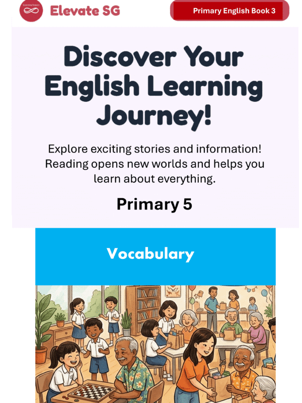 Elevate SG: Primary 5 -Vocabulary-English Mastery Series – Adaptive Interactive Smart Book