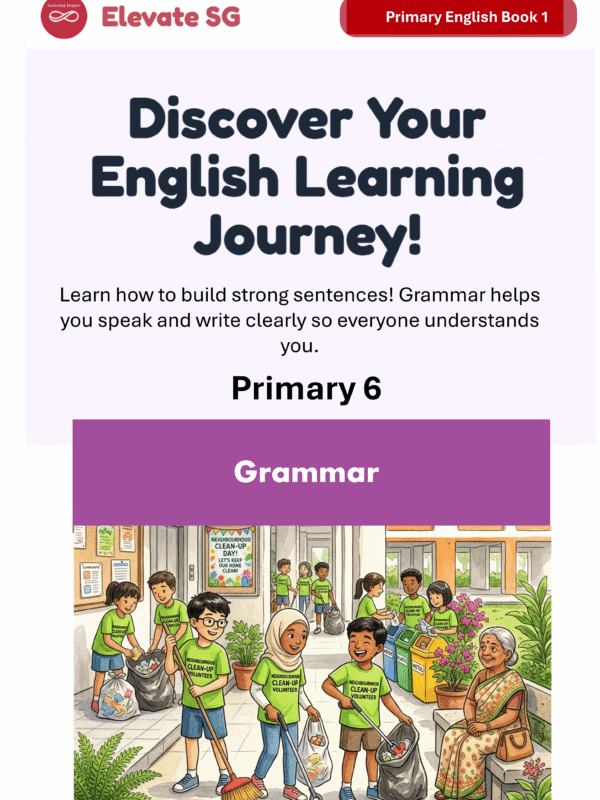 Elevate SG: Primary 6 -Grammar-English Mastery Series – Adaptive Interactive Smart Book