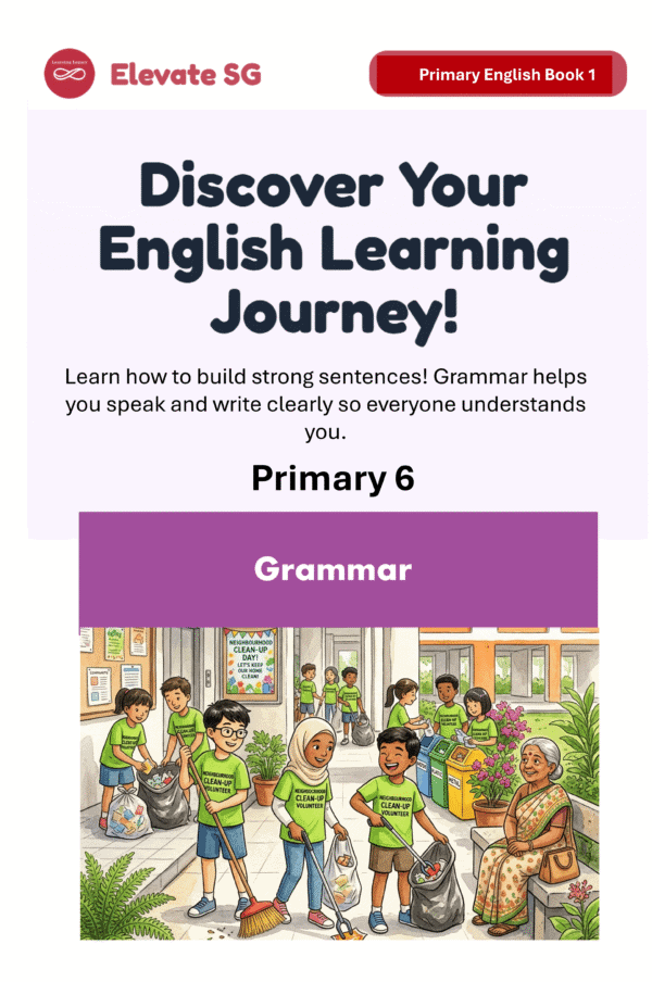 Elevate SG: Primary 6 -Grammar-English Mastery Series – Adaptive Interactive Smart Book
