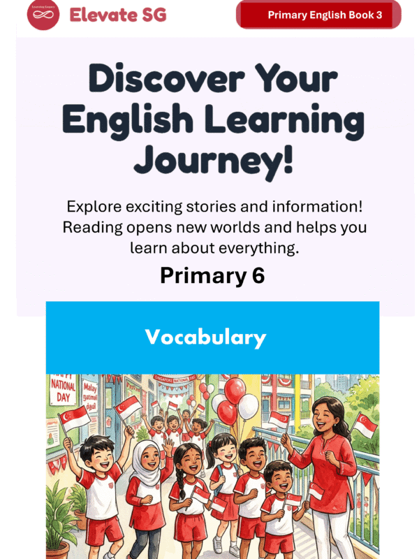 Elevate SG: Primary 6 -Vocabulary-English Mastery Series – Adaptive Interactive Smart Book