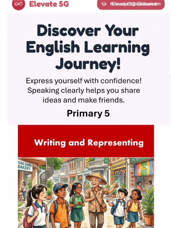 Elevate SG: Primary 6-Writing and Representing- English AI Coaching Smart Book