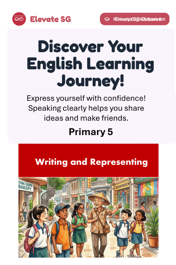 Elevate SG: Primary 6-Writing and Representing- English AI Coaching Smart Book