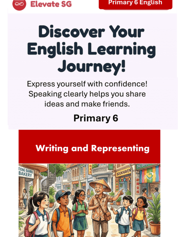 Elevate SG: Primary 6-Writing and Representing- English AI Coaching Smart Book